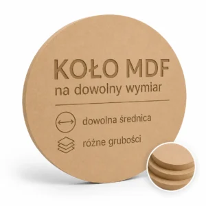 Koło MDF na dowolny wymiar
