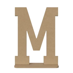 Duża Litera MDF 80cm stojąca